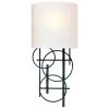 1-Light Black Wall Sconce by George Kovacs
