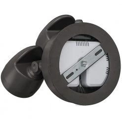 3-Head Bronze Outdoor Integrated LED Security Flood Light 1800 to 3600 Lumen Boost Dusk-to-Dawn Photocell 4000K by ETi -ETi Sales bronze eti flood lights 51403141 1f 1000