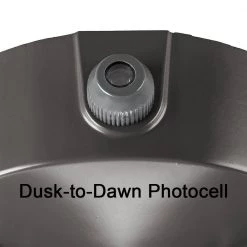 3-Head Bronze Outdoor Integrated LED Security Flood Light 1800 - 3600 Lumen Boost Dusk-to-Dawn Photocell 4000K (4 Pack) by ETi -ETi Sales bronze eti flood lights 51403141 4pk 66 1000