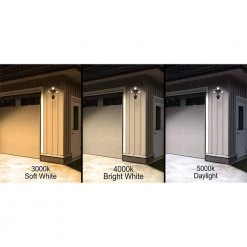 3-Head Bronze Motion Activated Outdoor Integrated LED Flood Light Security Light 1800 to 3600 Lumen Boost 3 CCT by ETi -ETi Sales bronze eti flood lights 514032110 4f 1000