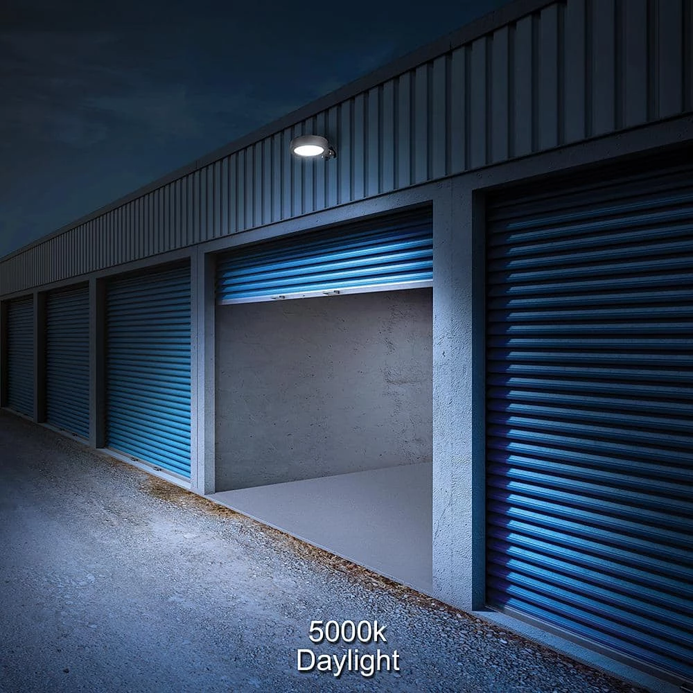 11 in. 100-Watt Equivalent Color Changing Integrated LED Bronze Outdoor Security Area Light Dusk-to-Dawn 3500 Lumens by ETi 10 11 in. 100-Watt Equivalent Color Changing Integrated LED Bronze Outdoor Security Area Light Dusk-to-Dawn 3500 Lumens by ETi - Image 10