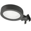 11 in. 100-Watt Equivalent Color Changing Integrated LED Bronze Outdoor Security Area Light Dusk-to-Dawn 3500 Lumens by ETi