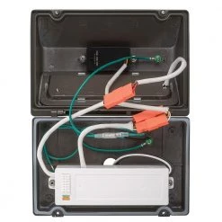 9 in. 150-Watt Equivalent Integrated LED Bronze Motion Sensor Wall Pack Light Dusk to Dawn Lumen Boost (4-Pack) by ETi -ETi Sales bronze eti wall pack lights 53901111 4pk 1f 1000