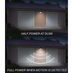 9 in. 150-Watt Equivalent Integrated LED Bronze Motion Sensor Wall Pack Light Dusk to Dawn Lumen Boost 2350 Lumens by ETi -ETi Sales bronze eti wall pack lights 53901111 fa 1000