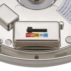 Spin Light 9 in. 11.5-Watts Brushed Nickel Color Changing 2700K to 5000K LED Flush Mount Ceiling Light Dimmable by ETi -ETi Sales brushed nickel eti flush mount lights 56558101 66 1000