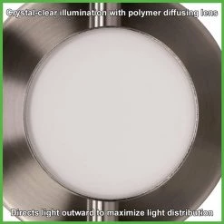 20 in. 3-Light Brushed Nickel Adjustable Color Temperature and Heads Integrated LED Fixed Track Lighting Kit (8-Pack) by ETi -ETi Sales brushed nickel eti track lighting kits 534011030 8pk 1d 1000