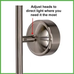 20 in. 3-Light Brushed Nickel Adjustable Color Temperature and Heads Integrated LED Fixed Track Lighting Kit (8-Pack) by ETi -ETi Sales brushed nickel eti track lighting kits 534011030 8pk a0 1000