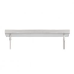 Double Take 250-Watt Equivalence Integrated LED Brushed Nickel Island Chandelier with Clear Acrylic Panels by George Kovacs -ETi Sales brushed nickel george kovacs chandeliers p2267 084 l 4f 1000