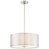Dots 3-Light Brushed Nickel Pendant by George Kovacs