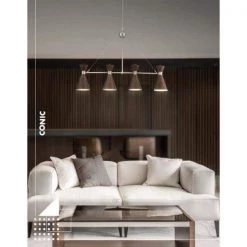 ETi Sales -ETi Sales brushed nickel george kovacs pool table lights p1824 651 c3 1000