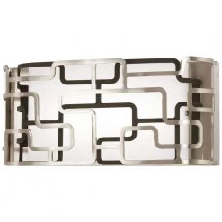 Alecia's Tiers Brushed Nickel LED Vanity Light Bar by George Kovacs