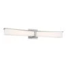 Plane 30 in. Brushed Nickel LED Vanity Light Bar with Frosted Aquarium Glass by George Kovacs