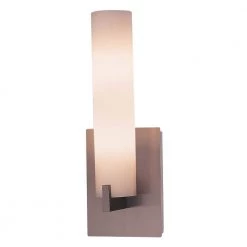 Tube 2-Light Brushed Nickel Bath Wall Sconce by George Kovacs