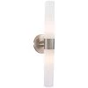 Saber 2-Light Brushed Nickel Wall Sconce by George Kovacs