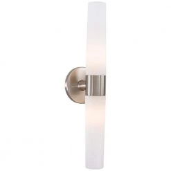 Saber 2-Light Brushed Nickel Wall Sconce by George Kovacs