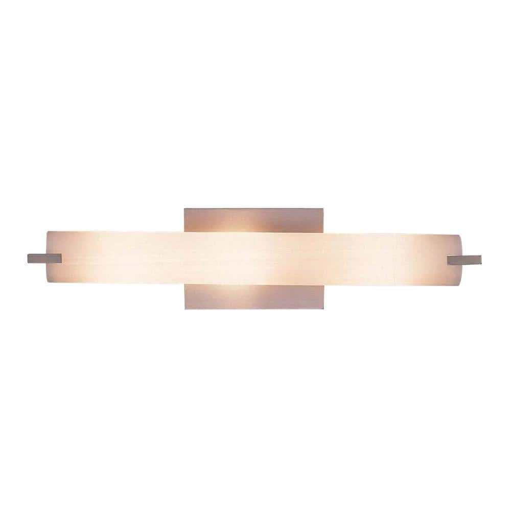 3-Light Brushed Nickel Bath Light by George Kovacs 1 3-Light Brushed Nickel Bath Light by George Kovacs