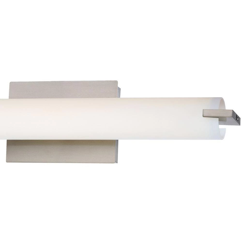 Tube 22-Watt Brushed Nickel Integrated LED Bath Light by George Kovacs 2 Tube 22-Watt Brushed Nickel Integrated LED Bath Light by George Kovacs - Image 2