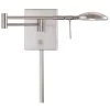 George's Reading Room 8-Watt Brushed Nickel Integrated LED Swing Arm by George Kovacs