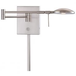 George's Reading Room 8-Watt Brushed Nickel Integrated LED Swing Arm by George Kovacs