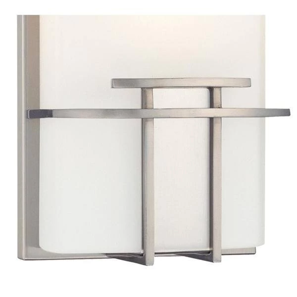 1-Light Brushed Nickel Wall Sconce by George Kovacs 2 1-Light Brushed Nickel Wall Sconce by George Kovacs - Image 2