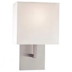 1-Light Brushed Nickel Wall Sconce by George Kovacs