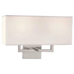 2-Light Brushed Nickel Wall Sconce by George Kovacs