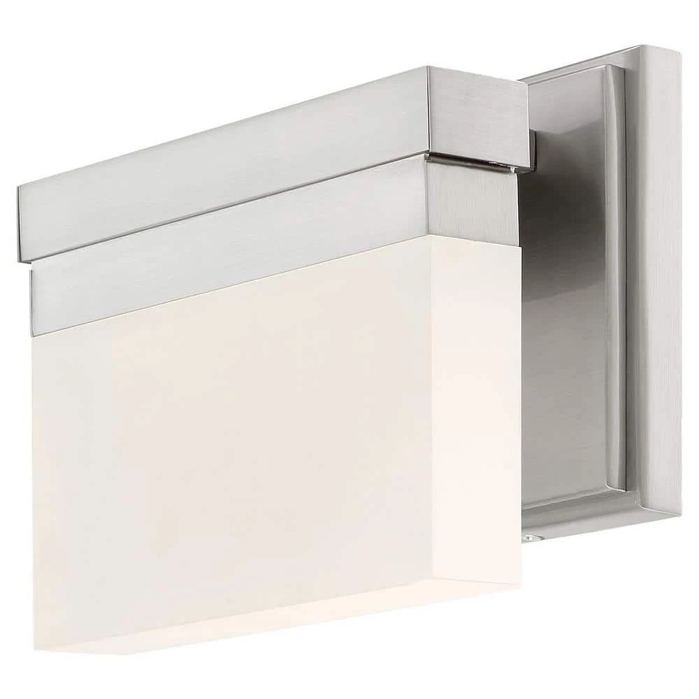 Skinny 11-Watt Brushed Nickel Integrated LED Bath Light by George Kovacs 2 Skinny 11-Watt Brushed Nickel Integrated LED Bath Light by George Kovacs - Image 2