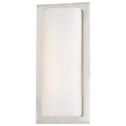 40-Watt Equivalent Brushed Stainless Steel Integrated LED Wall Sconce by George Kovacs