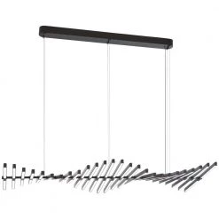 Stake Out 75-Watt Equivalent Chocolate Integrated LED Pendant by George Kovacs