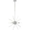 Spiked 6-Light Chrome Pendant by George Kovacs