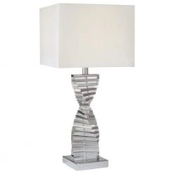 30.25 in. Chrome Table Lamp by George Kovacs