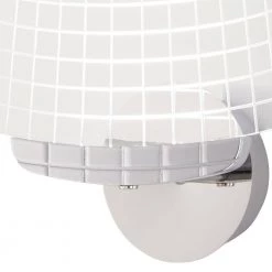 40-Watt Equivalence Chrome Integrated LED Sconce by George Kovacs 5 40-Watt Equivalence Chrome Integrated LED Sconce by George Kovacs -ETi Sales chrome george kovacs vanity lighting p1650 077 l 4f 1000