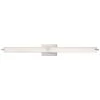 Tube 100-Watt Equivalence Chrome Integrated LED Bath Light by George Kovacs