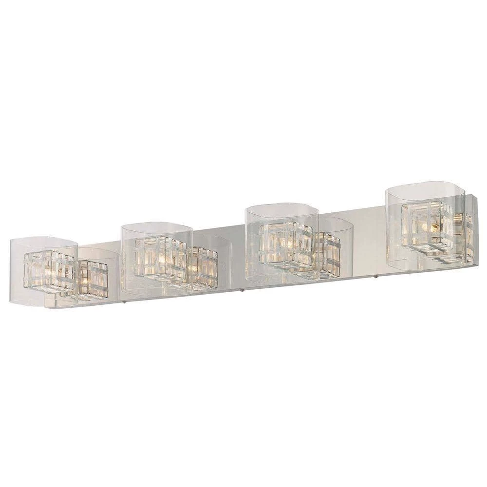Bling Bling 4-Light Chrome Bath Light by George Kovacs 1 Bling Bling 4-Light Chrome Bath Light by George Kovacs
