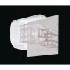 Jewel Box 1-Light Chrome Sconce by George Kovacs