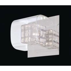 Jewel Box 1-Light Chrome Sconce by George Kovacs