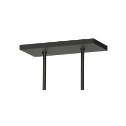 8-Light Coal and Brushed Nickel Island Chandelier Grid with Steel Shades by George Kovacs -ETi Sales coal and brushed nickel george kovacs chandeliers p1598 691 1f 1000