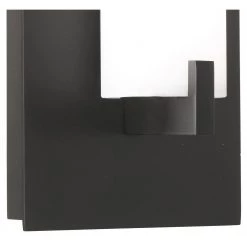 Tube 4.75 in. Coal Black LED Wall Sconce with Etched Opal Glass Shade by George Kovacs -ETi Sales coal black george kovacs vanity lighting p5040 66a l 4f 1000