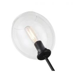 Nexpo 6-Light Coal Cluster Pendant Light with Clear Glass Shades by George Kovacs -ETi Sales coal george kovacs chandeliers p1366 66a 4f 1000