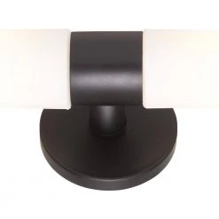 Saber II 2-Light Coal LED Wall Sconce with Cased Etched Opal Glass Shade by George Kovacs 11 Saber II 2-Light Coal LED Wall Sconce with Cased Etched Opal Glass Shade by George Kovacs -ETi Sales coal george kovacs vanity lighting p5042 66a l 4f 1000