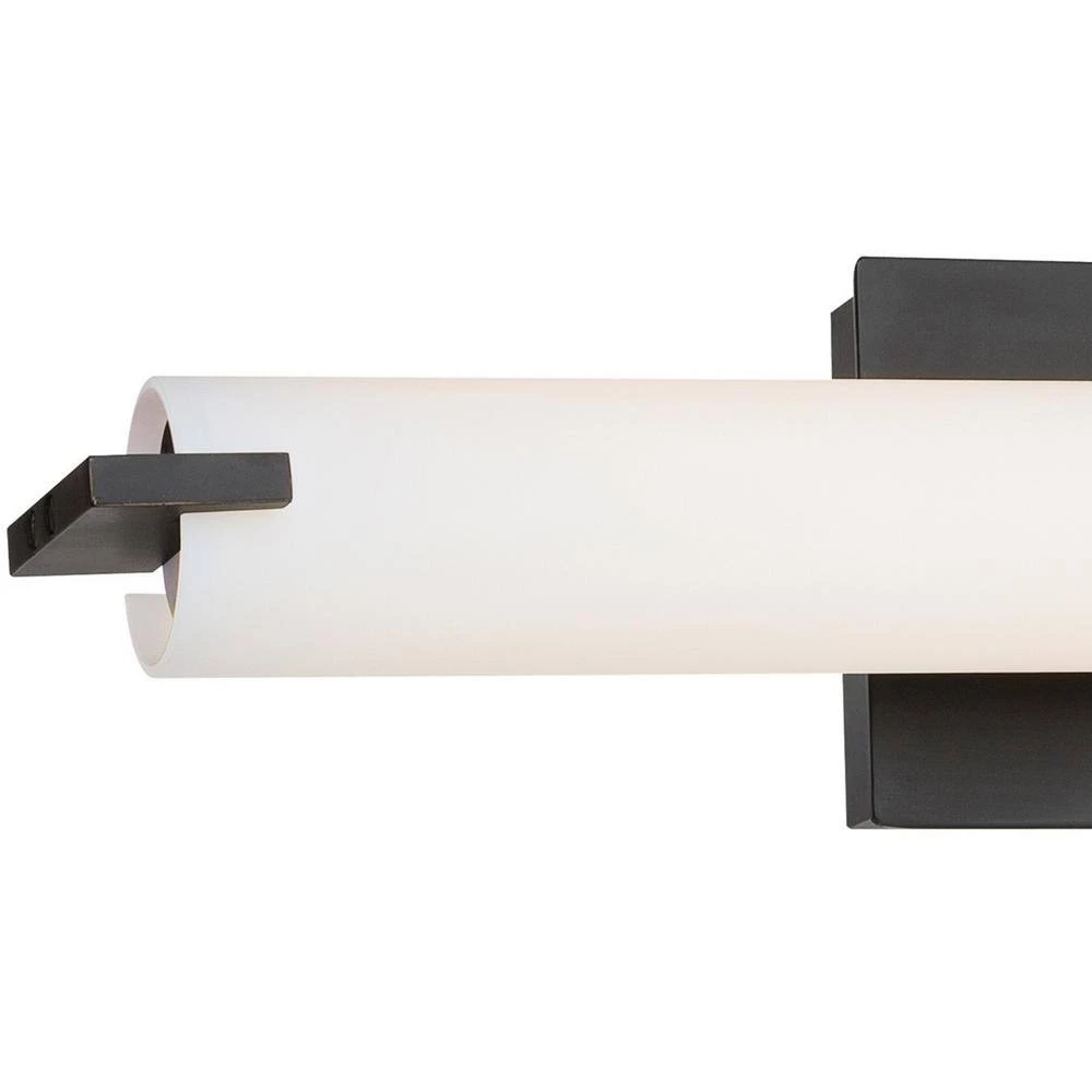 Tube 22-Watt Dark Restoration Bronze Integrated LED Bath Wall Light by George Kovacs 2 Tube 22-Watt Dark Restoration Bronze Integrated LED Bath Wall Light by George Kovacs - Image 2