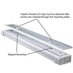 18 in. 9-Watt LED Under Cabinet Light Grow Light Adjustable Beam Angle 3 CCT and Grow Mode Indoor Gardening (5-Pack) by ETi -ETi Sales eti grow light kits 53508101 5pk c3 1000