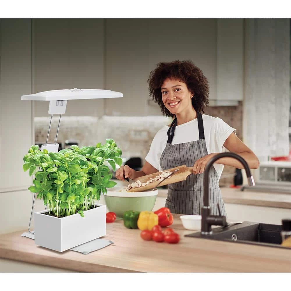 GrowElite Tabletop LED Plant Grow Light Indoor Gardening Full Spectrum Herbs Flowers Small Plants Soft White by ETi 2 GrowElite Tabletop LED Plant Grow Light Indoor Gardening Full Spectrum Herbs Flowers Small Plants Soft White by ETi - Image 2