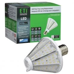 100-Watt Equivalent Post Top LED Light HID Lamp Replacement EX39 Mog 30-Watt 3900 Lumens 5000K Daylight by ETi