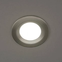 4 in. Brushed Nickel Trim Cover Compatible Only with Commercial Electric and ETi 4 in. Canless LED Recessed Downlights -ETi Sales eti recessed lighting parts and accessories 90600746 c3 1000