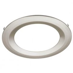 6 in. Brushed Nickel Trim Compatible Only with Commercial Electric and ETi 6 in. Canless LED Recessed Downlights -ETi Sales eti recessed lighting parts and accessories 90600748 4f 1000
