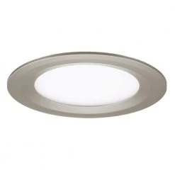 6 in. Brushed Nickel Trim Compatible Only with Commercial Electric and ETi 6 in. Canless LED Recessed Downlights