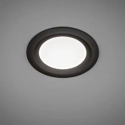 6 in. Black Trim Used Only with Commercial Electric and ETi 6 in. Canless LED Recessed Downlights -ETi Sales eti recessed lighting parts and accessories 90600749 c3 1000