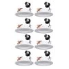 4 in. Retrofit AC Power Integrated LED Recessed Downlight 625 Lumens 2700K Warm White Wet Rated (8-Pack) by ETi