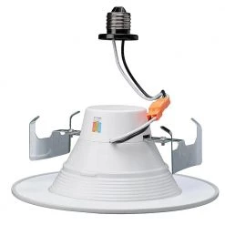 5 in./6 in. Selectable CCT Integrated LED Recessed Light Trim 800 Lumens 3000K 4000K 5000K Dimmable (4-Pack) by ETi -ETi Sales eti recessed lighting trims 53186311 4pk c3 1000